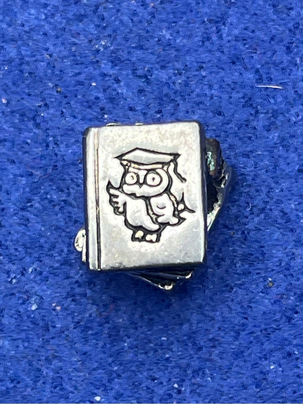Pandora Silver Owl Book Study School Charm